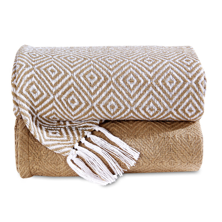 CozyHomesCollection 100 Cotton Throw & Reviews Wayfair